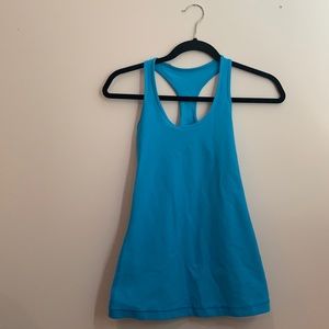 Blue Lululemon tank top